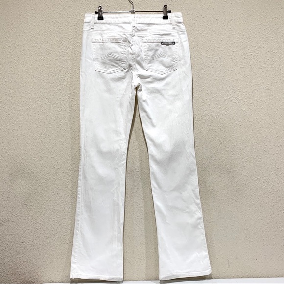 Michael Kors White Pockets Bootcut Jeans - Picture 9 of 16